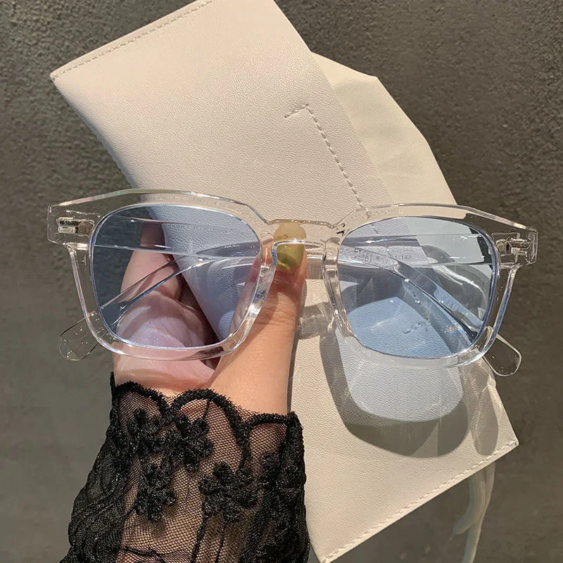 OIMG New Unisex Rectangle Vintage Sunglasses 2022 Fashion Design Retro Sun Glasses Female Lady Eyeglass Cat Eye Casual Goggles round sunglasses