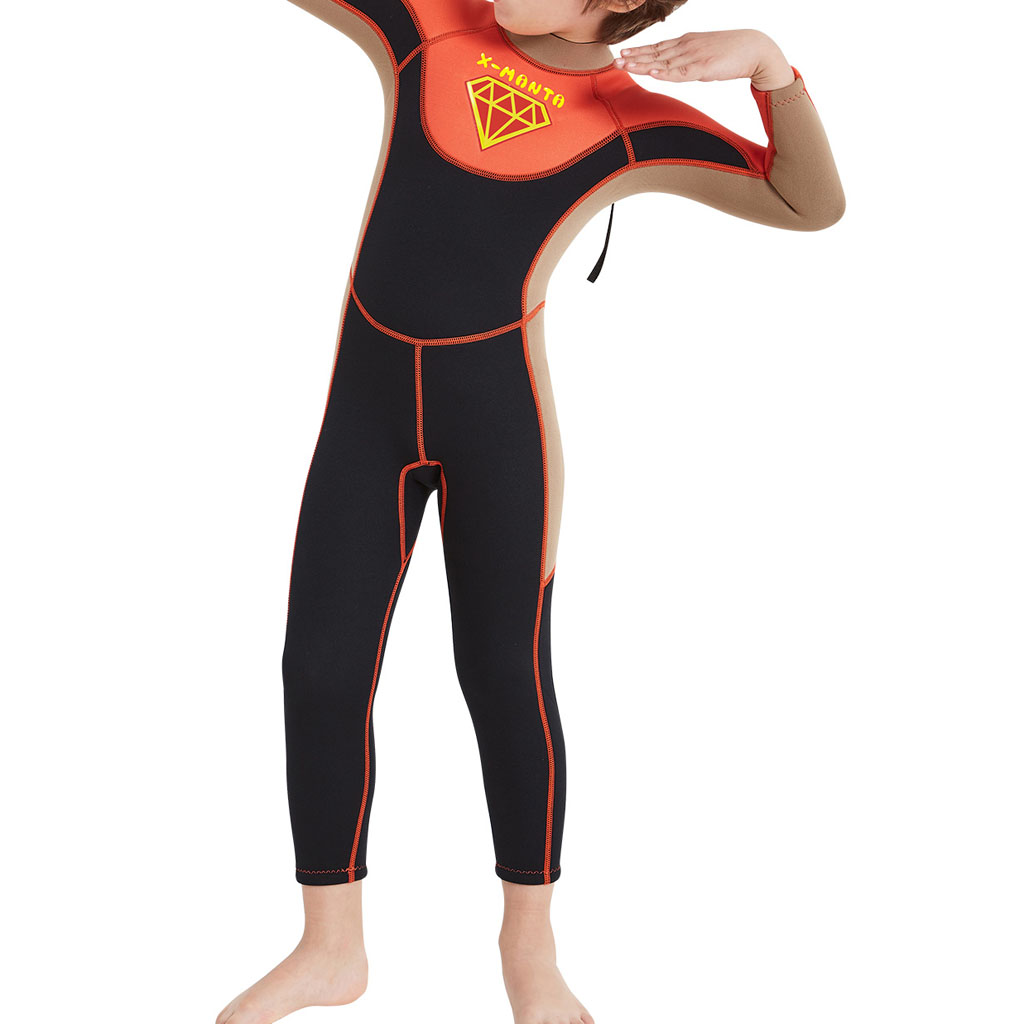 Kids Diving Suit 2.5mm Neoprene Youth Breathable Wet Suits UV Protection