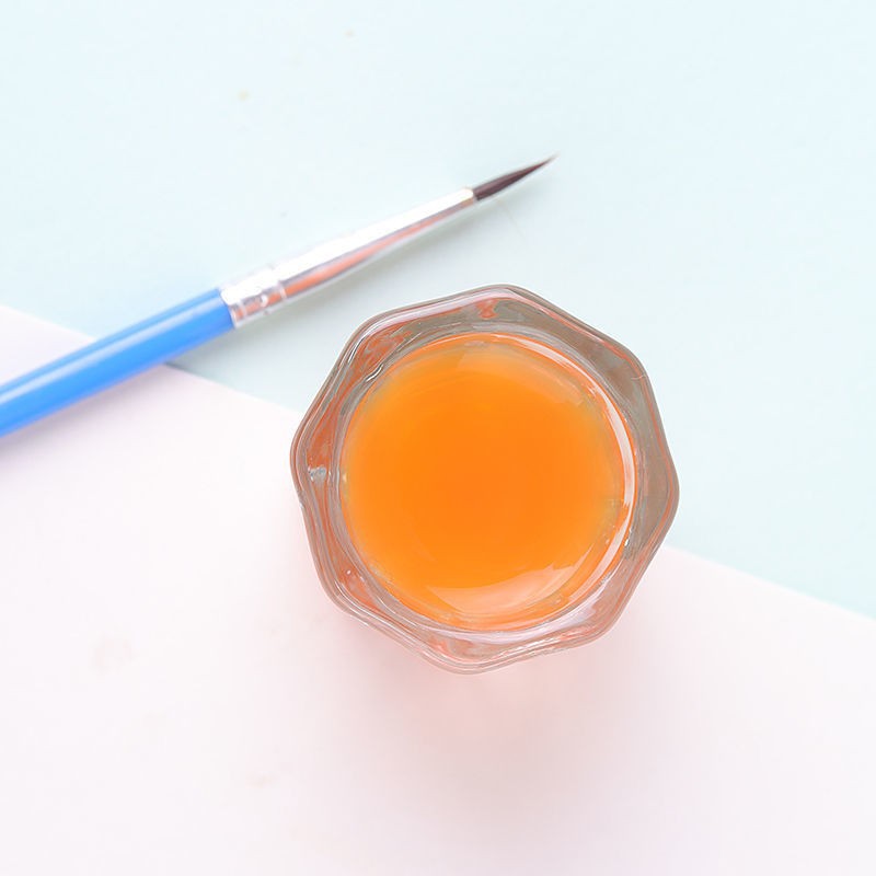 Crystal Glass Powder Liquid Nail Cup Dappen Dish Lid Bowl Cup Holder Equipment Nail Tools Nail Polish Small Capacity Glass Cup