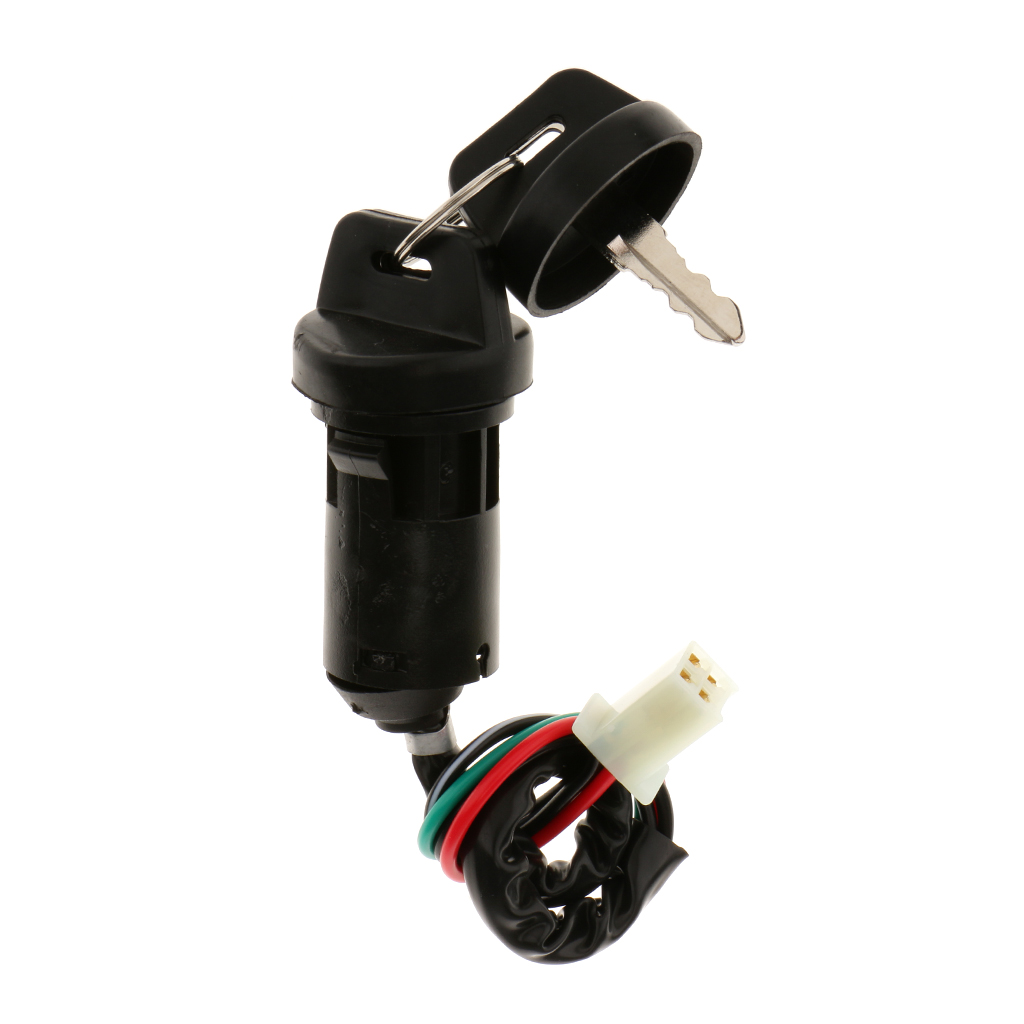 Ignition Key Scooter ATV Moped Kart Electric Motor on Off Switch Lock & Barrel