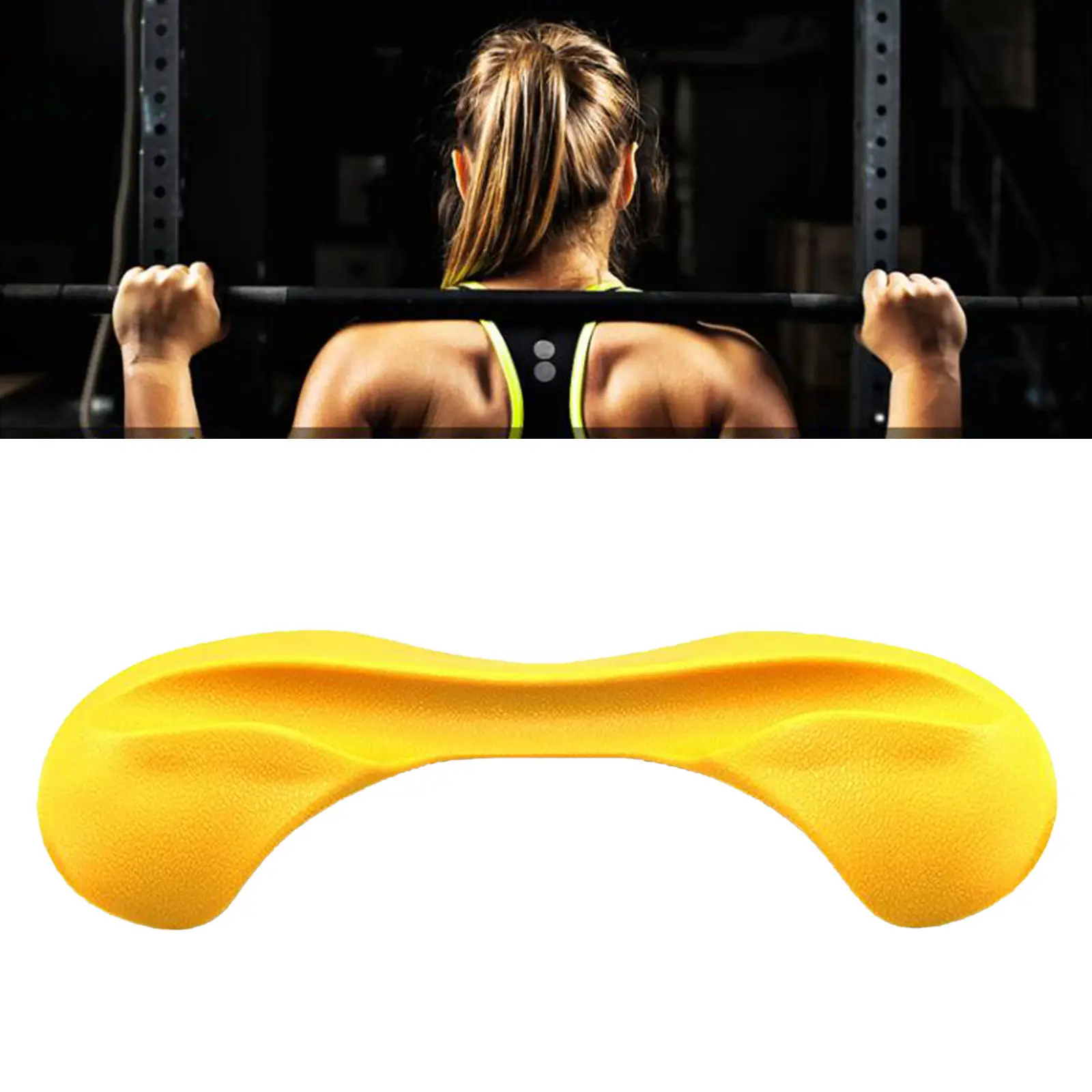 Barbell Bar Special Protection Neck Pad Stabilizing Bar for Weight Lifting, Fitness Sports Safety Attachment Fitness