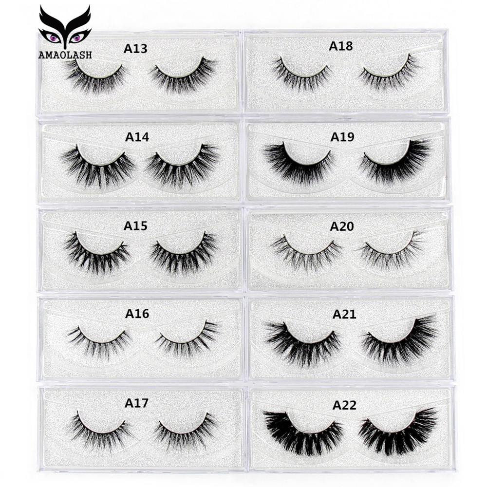 Best of AMAOLASH Eyelashes 3D Mink Lashes Long Lasting Mink Eyelashes Natural Volume Eyelash Extension False Eyelashes Makeup A04 Reviews & Tips