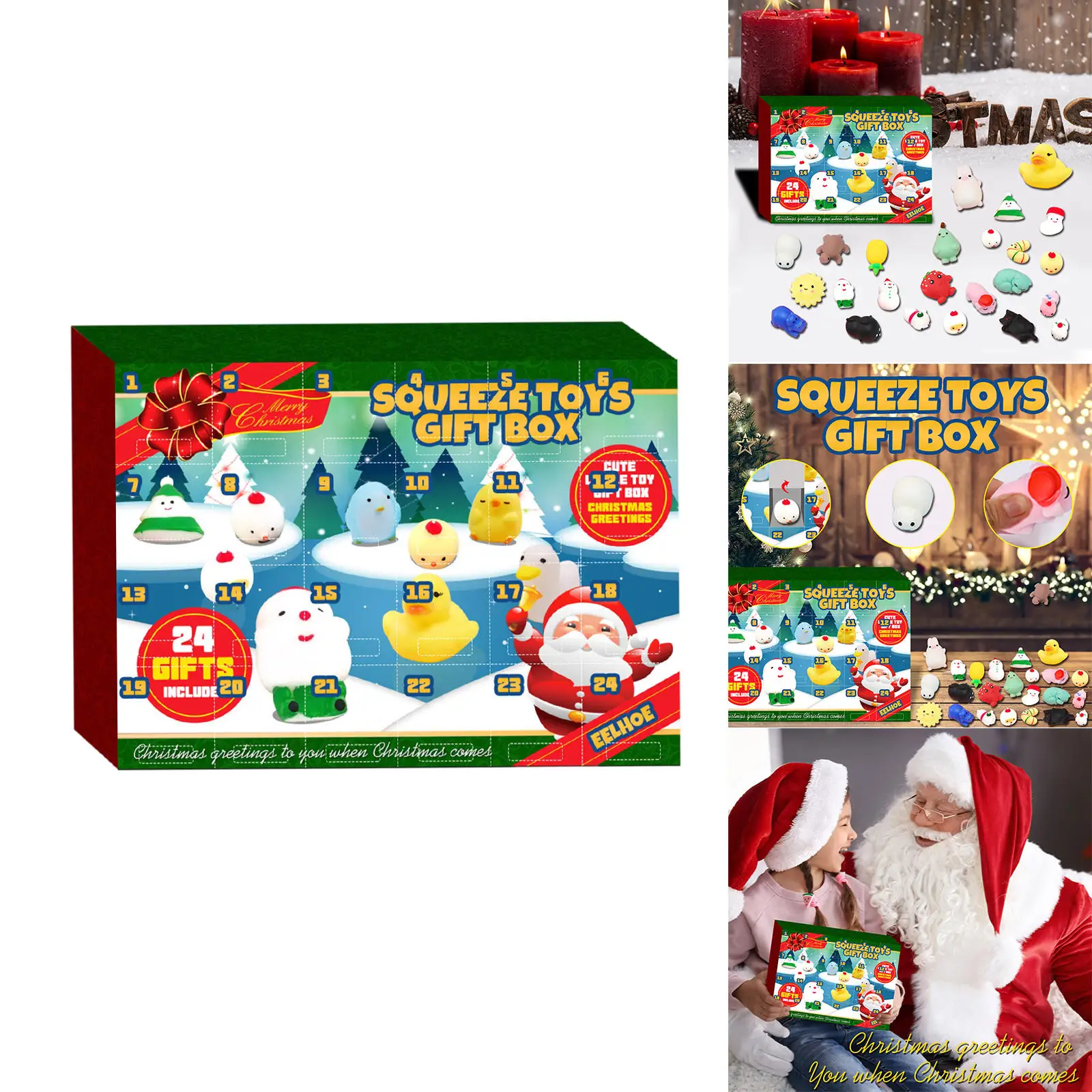 Advent Calendars Fidget Toy Box 24 Days of Fidget Toys Bulk Sensory Toy