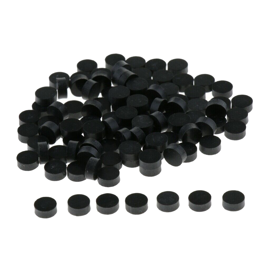 Pack of 50pcs Guitar Fingerboard Acrylic Dot Fret Marker Inlay 6mm Diameter 2.5mm Thickness Black/White