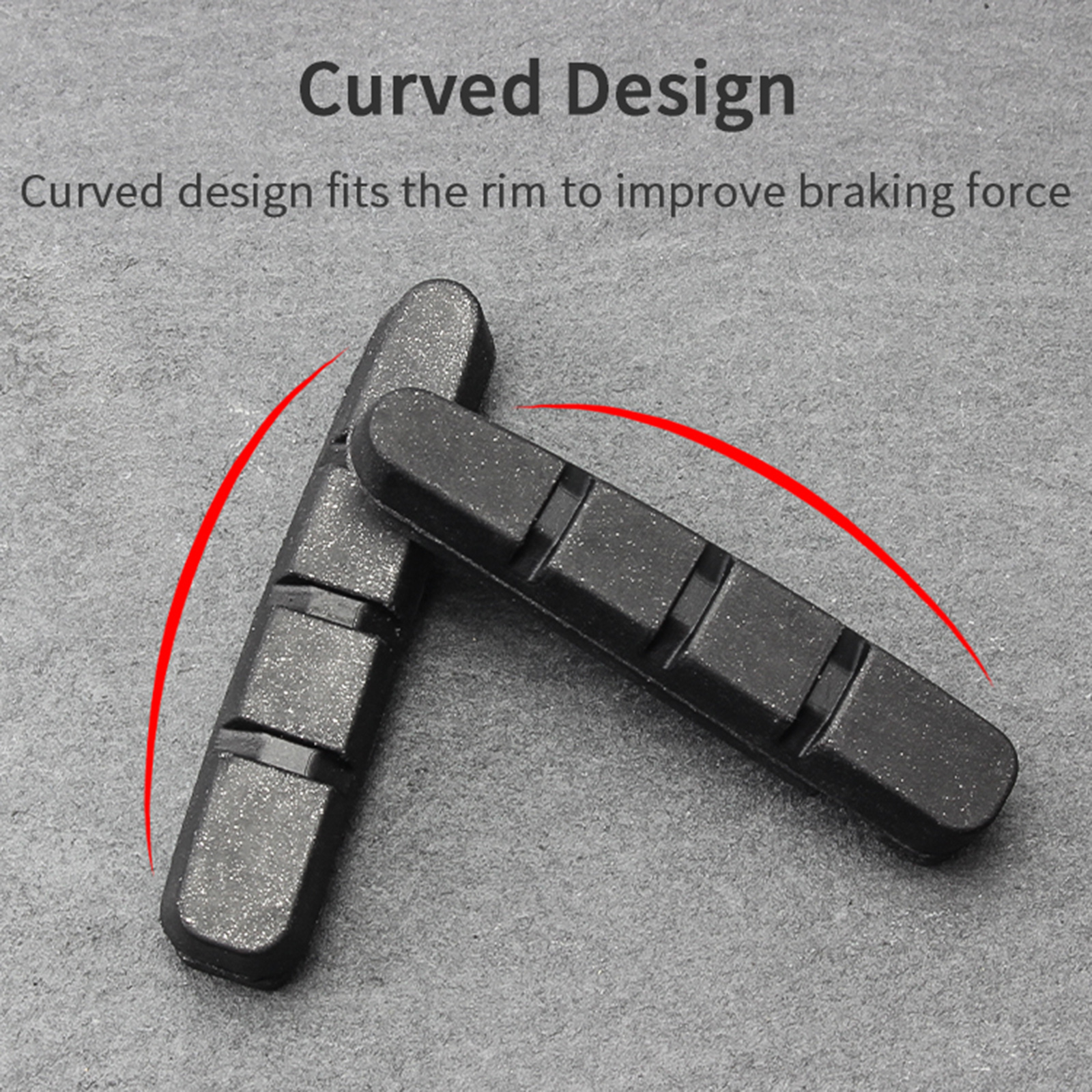2 Pcs MTB Replaceable V Brake Shoes Blocks Drawer Structure Pads High Quality Bike Bicycle Light-Weight V-brake Pads