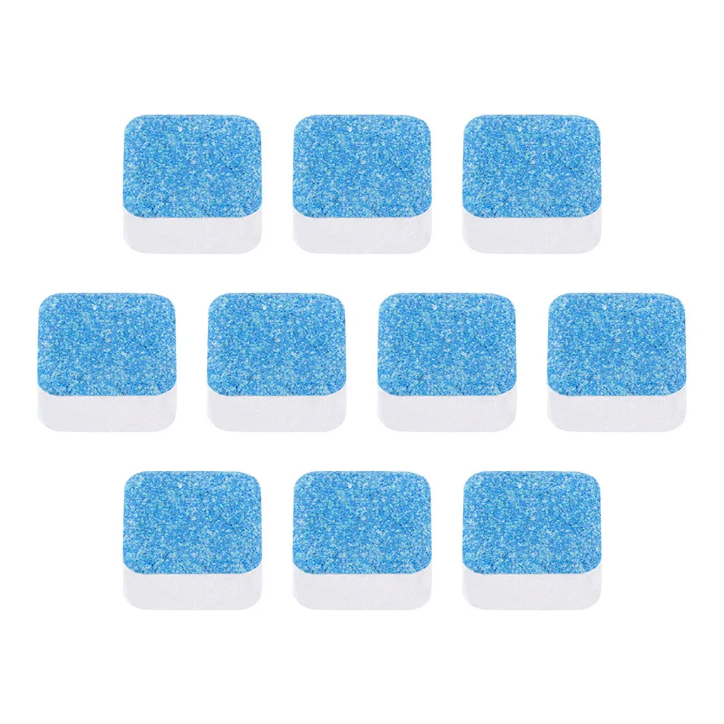 10PC Deep-Cleaning Washing Machine Tablet Effervescent Tablet Washer Deep Clean 