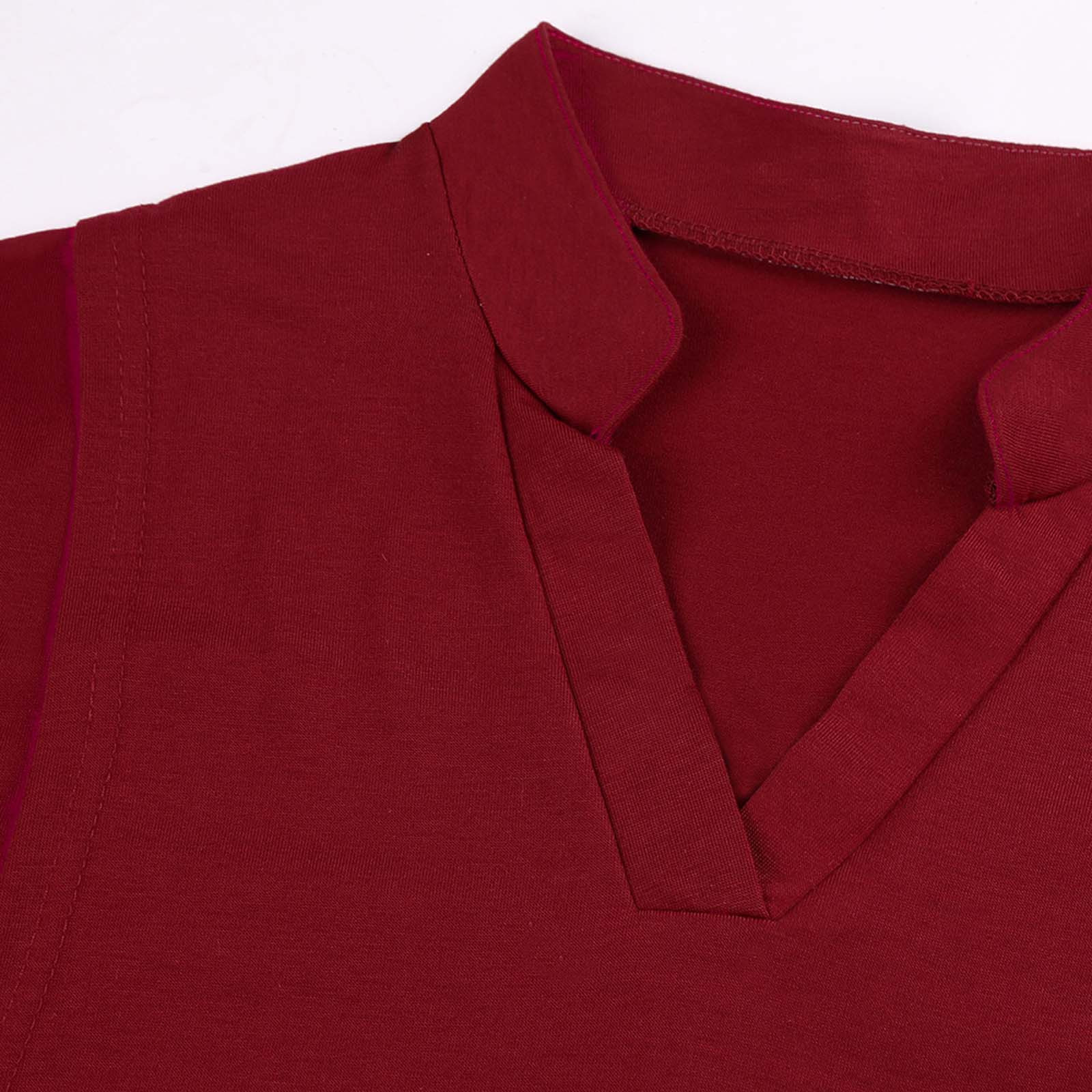 Camisa de Maternidade Roupa de Cor Sólida com Mangas Camiseta para Mulher Nova Compridas Grávida Roupa Amamentadora 33 Blusas & Camisas