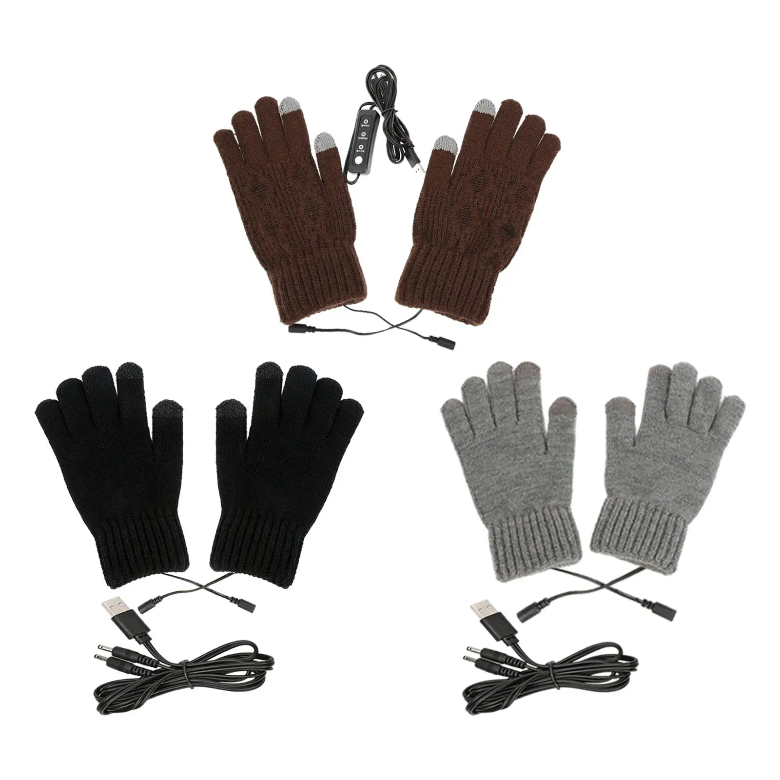 Winter Electric Heating Gloves Thermal USB Heated Gloves Electric Heating Glove Heated Gloves