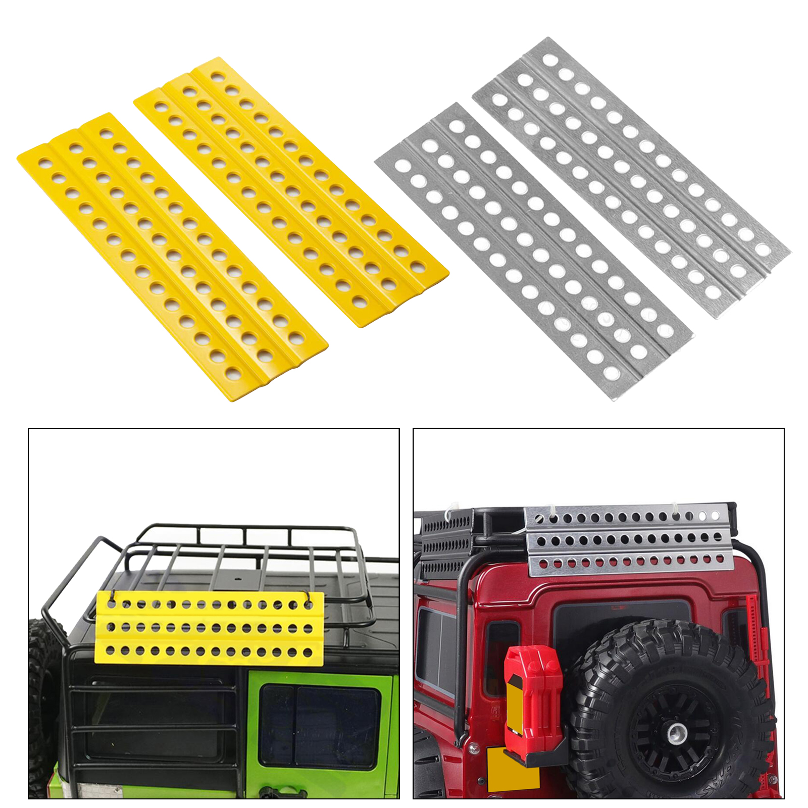 1/10 RC Crawler Extraction / Recovery Board Sand Ladder Antiskid Plate Metal