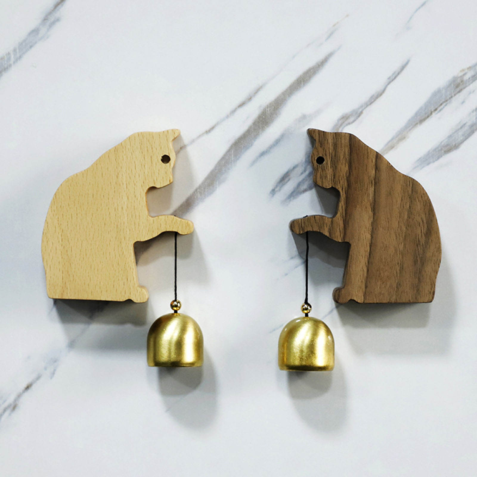Japanese Style Doorbell Wind Chime Decorative Fortune Cat Shopkeepers Bell Door Opening Entry Doorbell Chime for Business