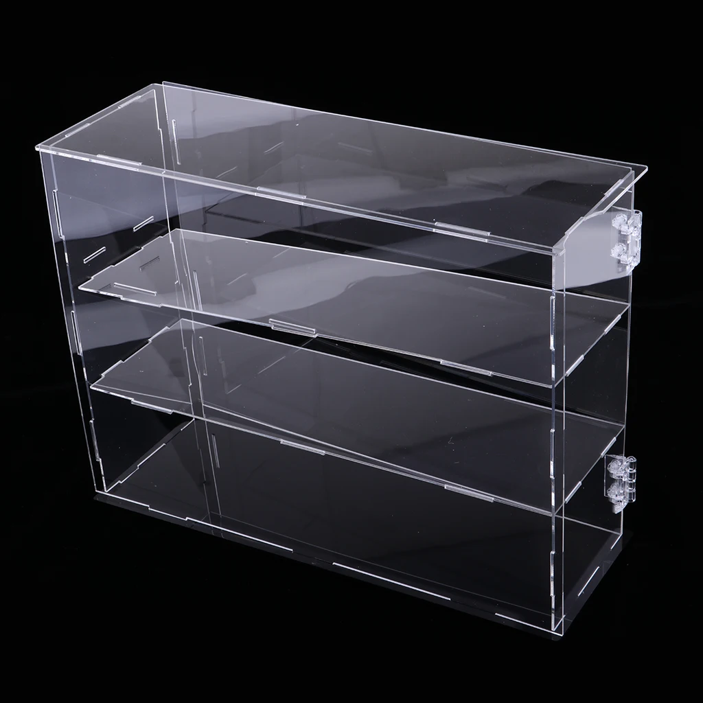 Action Figure Toys Show Case With 3 Display Shelves 24x12x36cm 