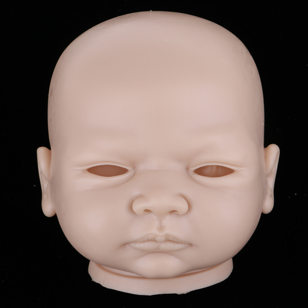 20inch Reborn Head Sculpt Newborn Awake Baby Doll Head Mold Unpainted #h