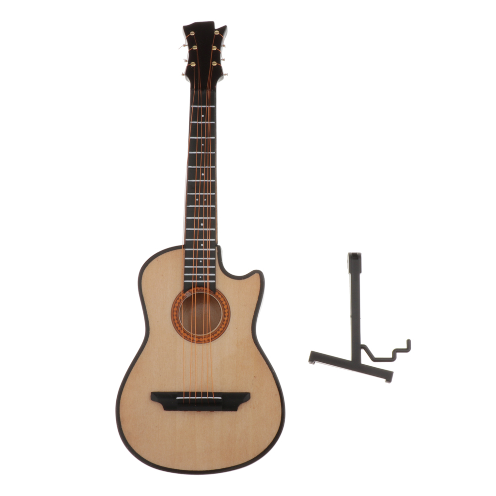 25CM Simulation Electric Guitar Model Doll Accessories for Music Room Ornament