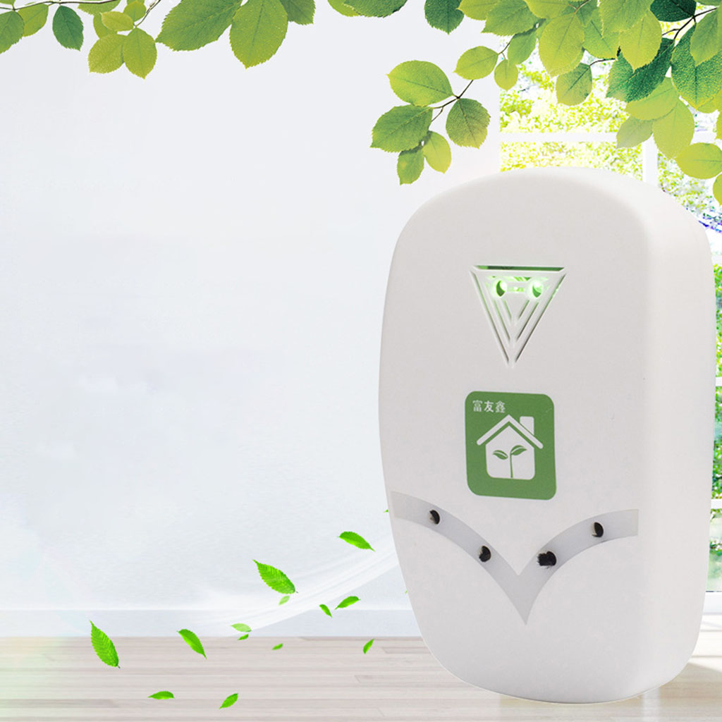 Air Purifier Home Office Ozonator Plug in Anion Ozone Generator Ionizer Filter Purification Home Toilet Deodorizer UK Adapter