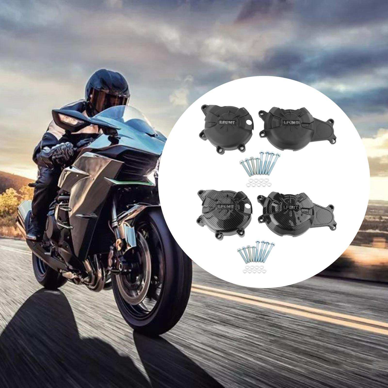 Racing Engine Case Cover Kit Protective Motorcycles Guards Kit Frames Engine Bonnet for Yamaha MT07 FZ07 2014 to 2021