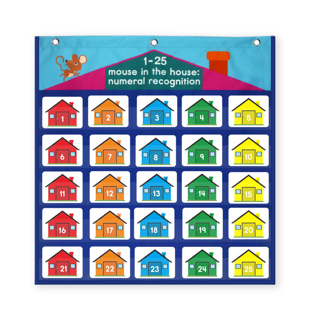 Hide and Seek Games Number Color Learning Educational Chart Classroom Supplies Home School Supplies