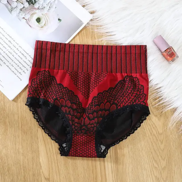 Menstrual Briefs Leak Proof Incontinence Underwear Briefs Women Flower  Print Seamless Nylon Stretchy Tummy Control Panties - AliExpress