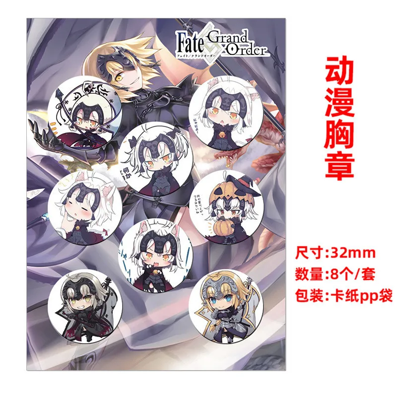 goddess costume 8 Pieces/Set 32mm Anime Collection Demon Slayer's Blade My Hero Academia Working Cell Date A Live Costumes Badges spider woman costume