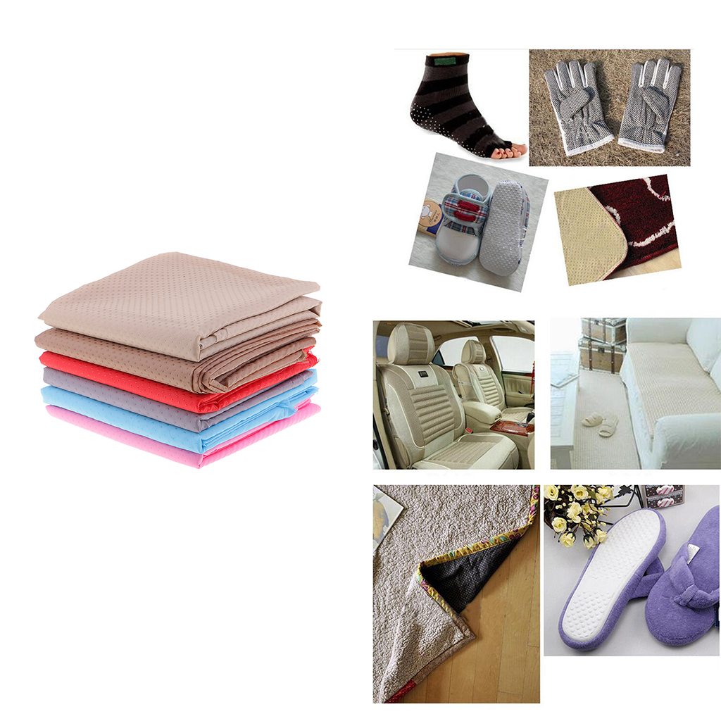 1 Meter Non-slip Fabric with Rubber Dots Sewing Cloth Fabric for Home