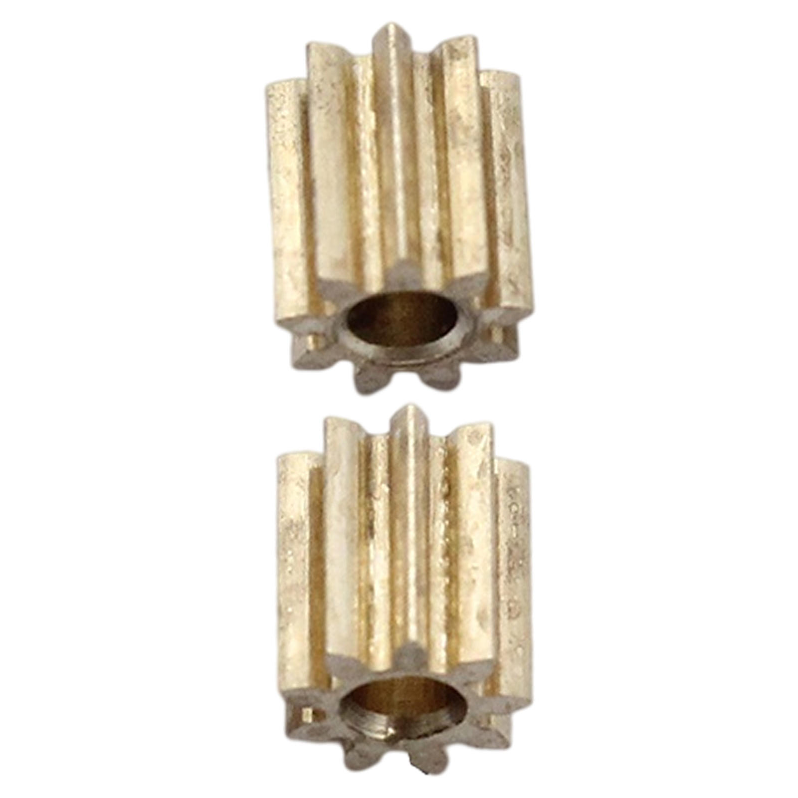 2x Motor Pinion Gear Set Brass Fits for Intelli Lok Module 0.4 9 Teeth Replace Accessories