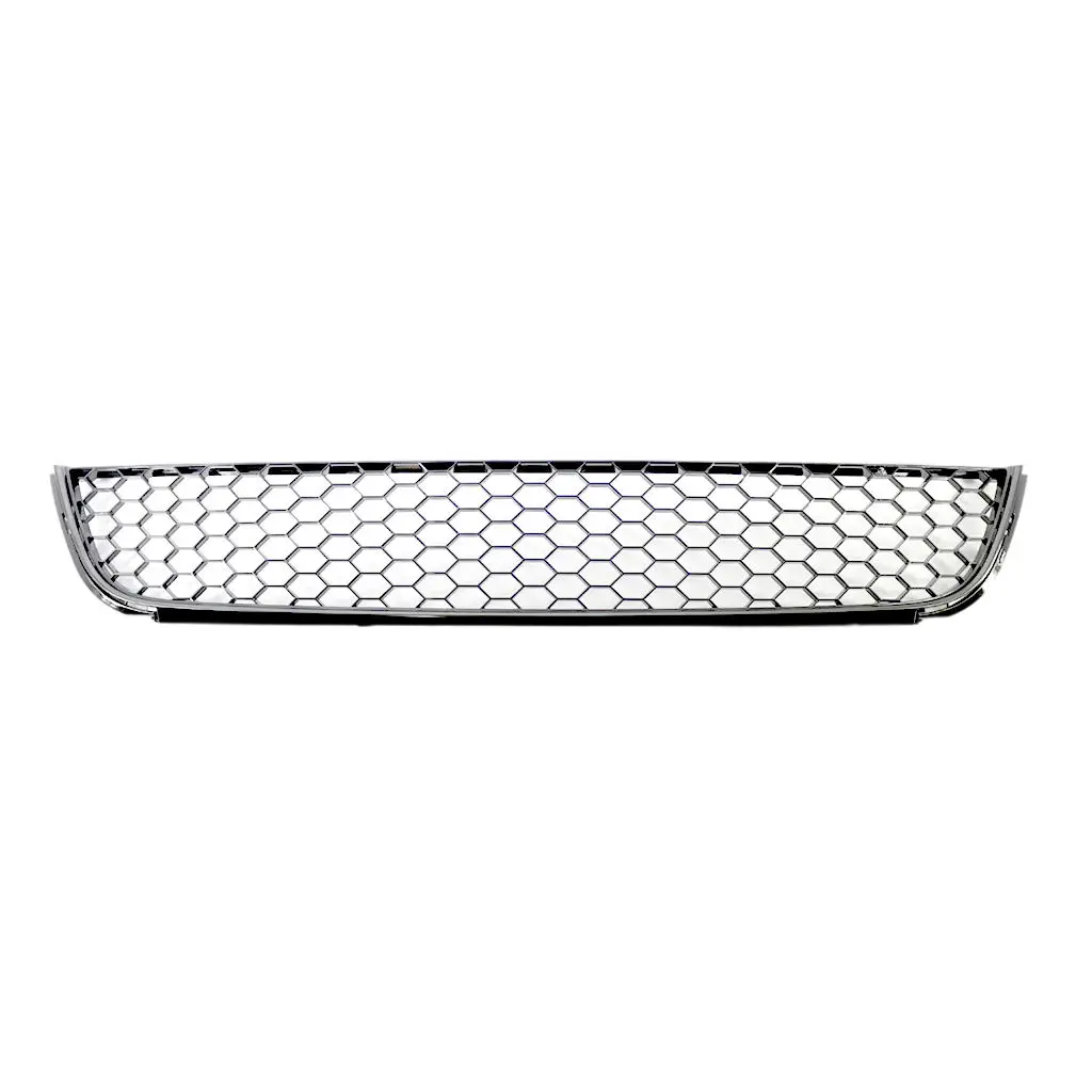 Front Bumper Grille Trim Strip Under Decoration Honeycomb Black Lower ABS Radiator Frame Mesh for VW Golf 6 MK6 Replacement