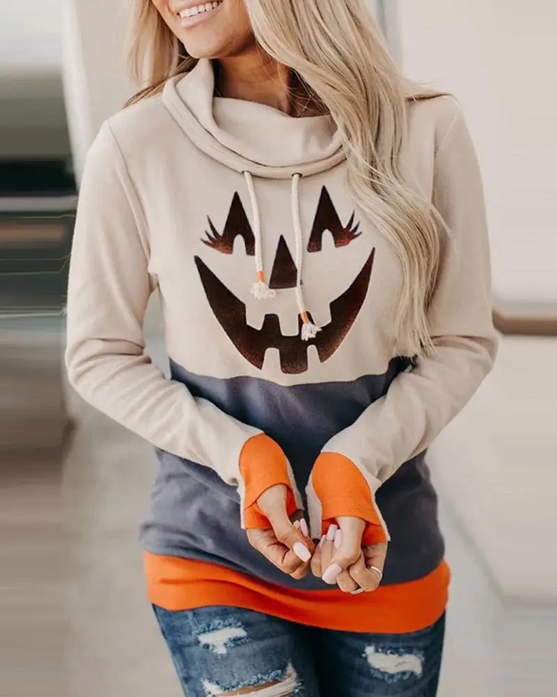 Halloween Color Matching Sweatshirt