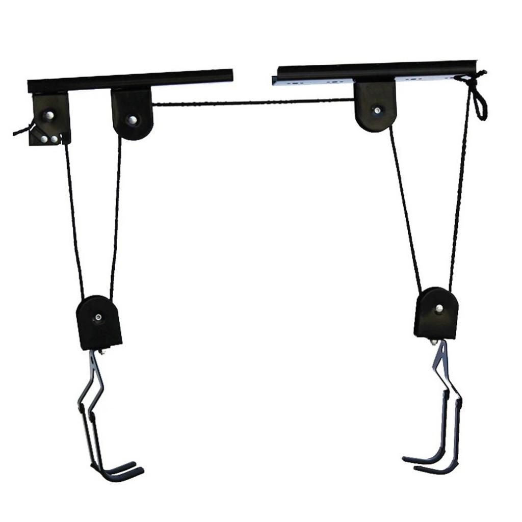 Ceiling Mounted Cycle Bike Lift Storage Hanger Holder Garage Hook Hoist Accessories