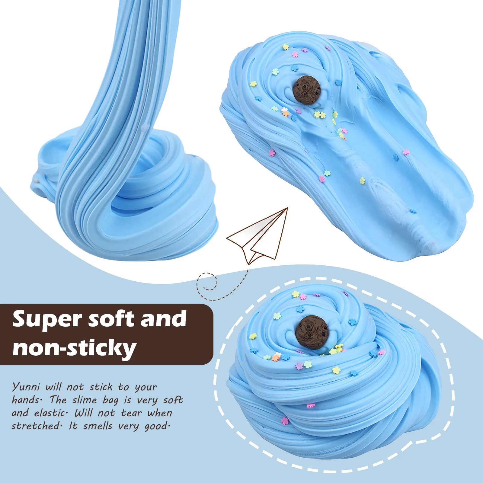 DIY Butter Slime Fruit Kit Soft Non-sticky Cloud Slime Scented Toy Kids Gift 70ml Kids Handmade DIY Toys Stress Reliever Игрушки snapper fidget toy