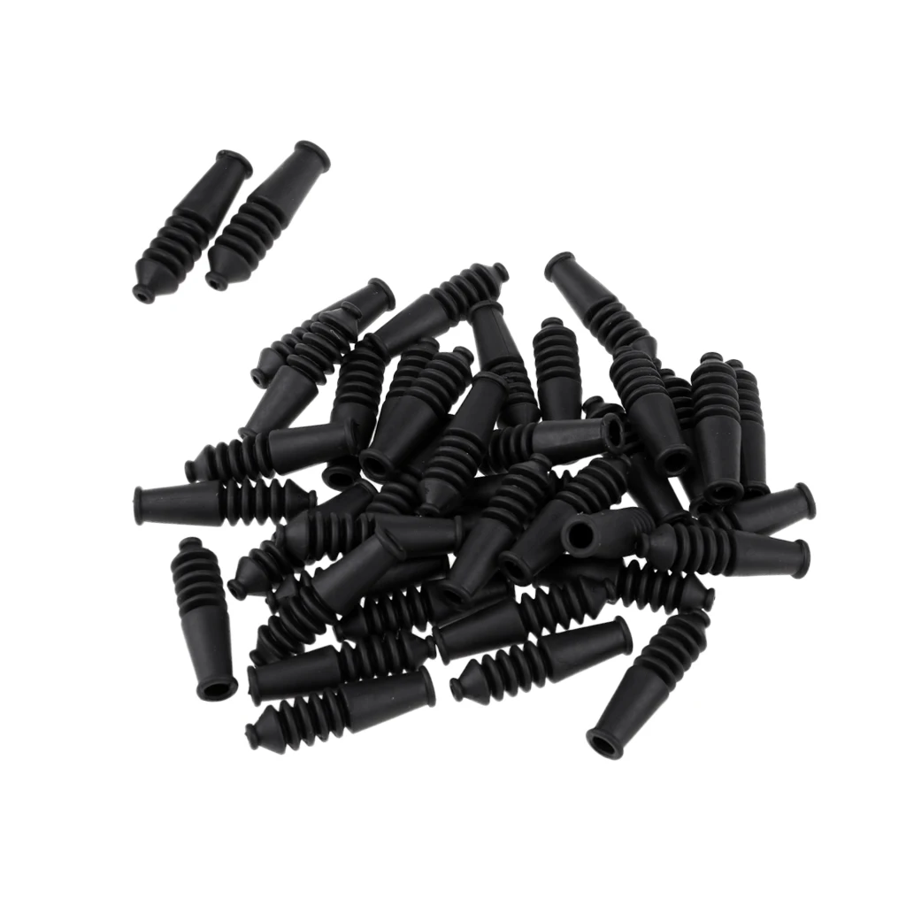 40 Pieces End Cap Sleeve Brake Cable End Caps for Road Bike And