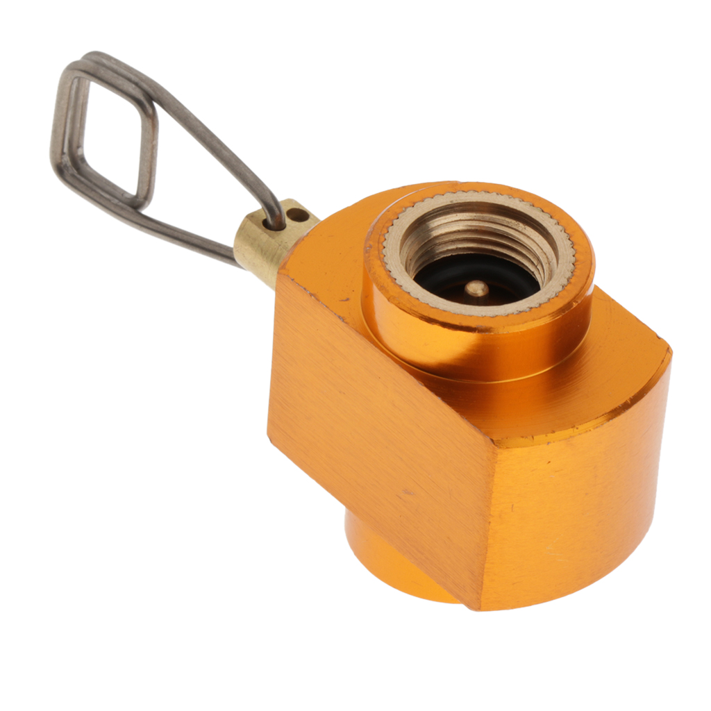 Camping Stove Adapter Propane Small Tank Valve Outdoor Cylinder Canister Adapter for Camping Hiking Backpacking Fishing Stoves