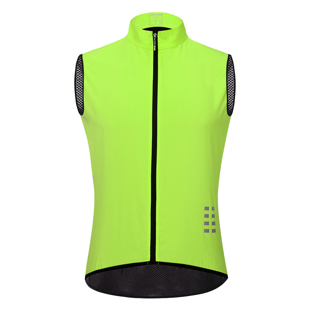 Cycling Sleeveless Vest Bicycle Reflective Waistcoat Cyclists Sportswear