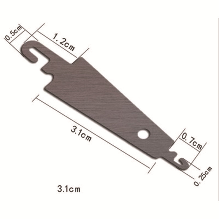 10/50/100Pcs Edelstahl Kreuz-Stich Threading Haken Nadel Einfädler Stich Nähen Werkzeug DIY Handwerk werkzeug Nähen Zubehör – Detail 2