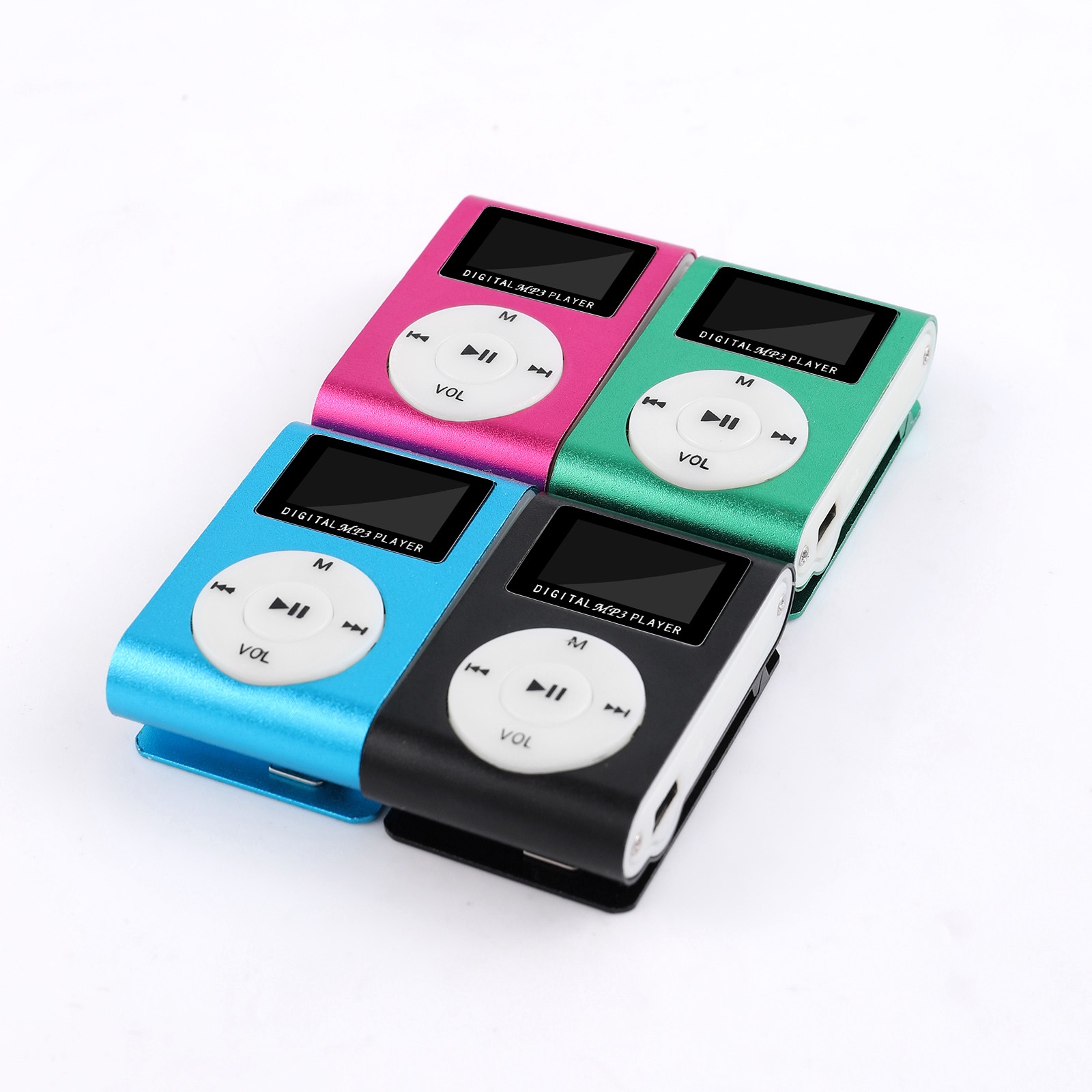 Title 27, Mini MP3 Player USB Clip Portable MP3 Music Pla...