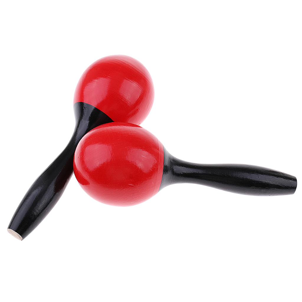 1 Pair Maraca Hand Shaker Kids Baby Toddlers Musical Toys Birthday Holiday Gift Party Favor