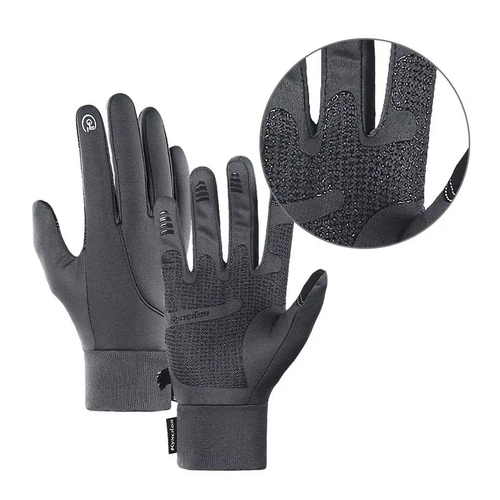 Anti-Wind Winter Gloves Touch Screen Elastic Cuff for Cycling Outdoor Women