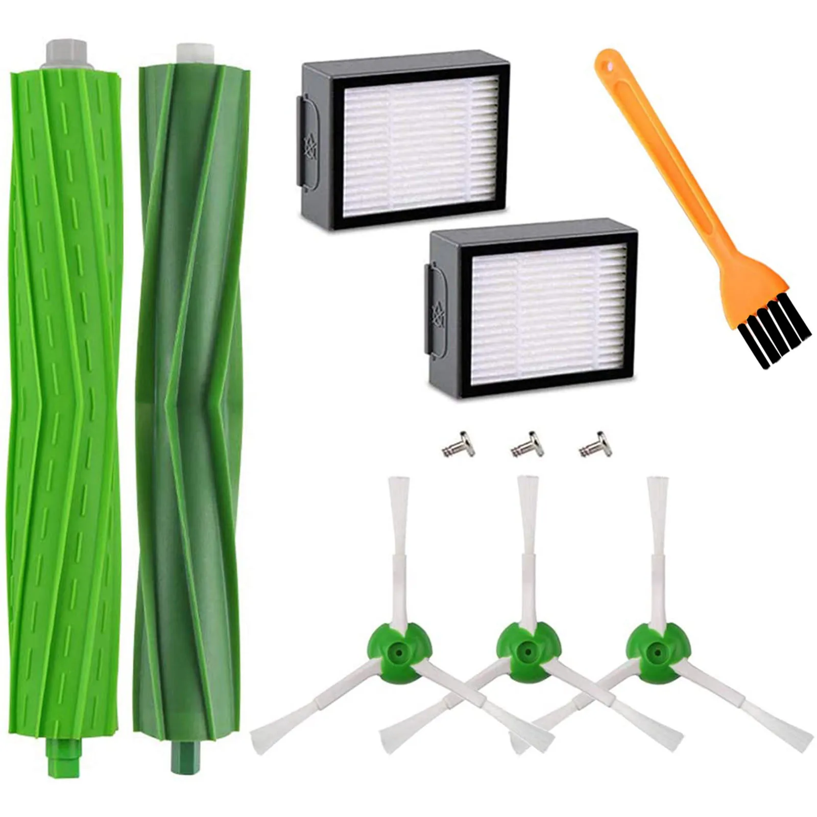For iRobot Roomba i7 E5 E6 Vacuum Cleaner Hepa Filters&Brushes Kits Replacement 