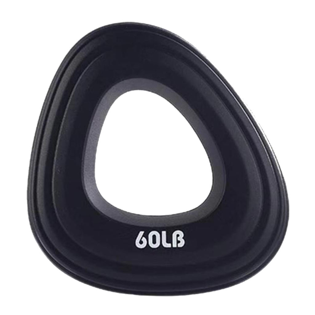 60LB Hand Strength Finger Grip Muscle Power Training Ring Exerciser Black