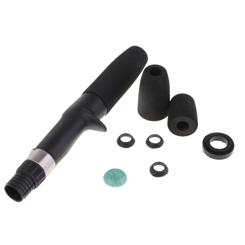 Black EVA Raft Fishing Rod Handle Grip and Reel Seat Lure / Ice Rod Building