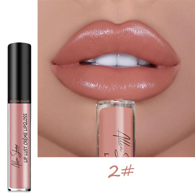 12 Color Cream Texture Lipstick Waterproof Long Lasting