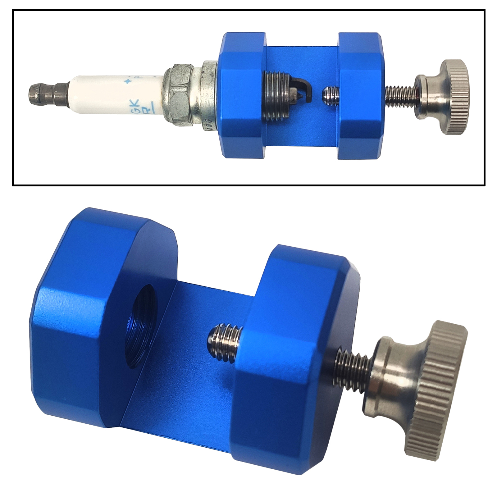 Durable Universal Car Precision Engine Spark Plug Gap Tool 14mm Aluminum