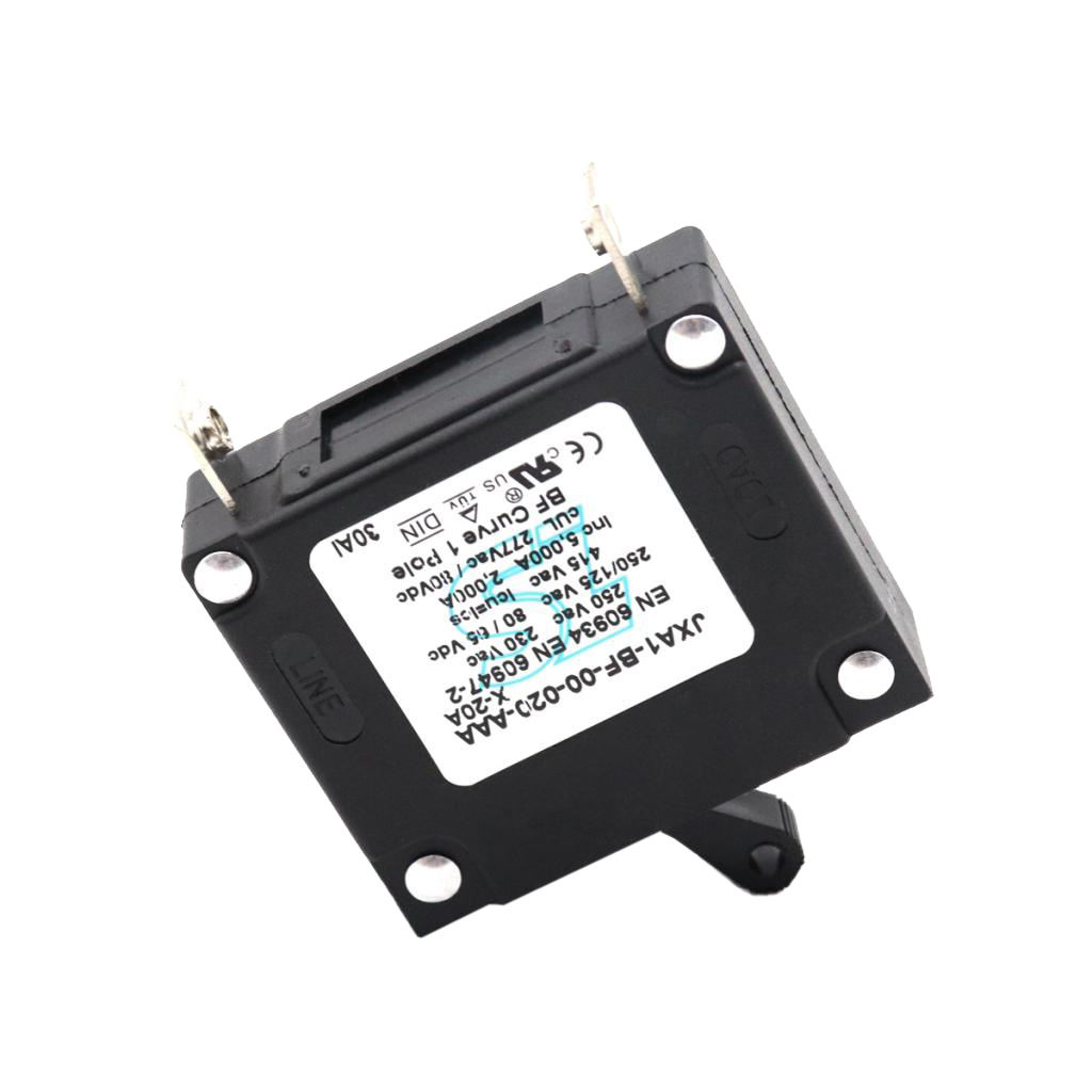 Single Pole Hydraulic Magnetic Circuit Breaker 15A for Car Boat 250V 80Vdc