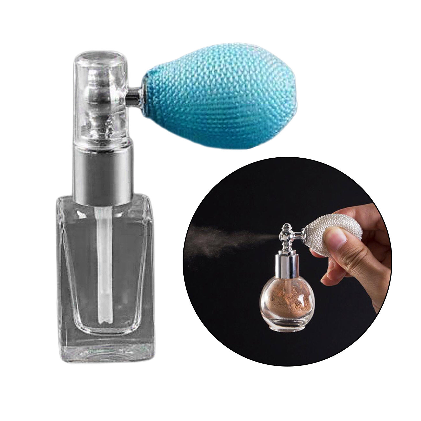 Highlighter Powder Spray Bottle Body Glitter Spray for Face Body Hair Nails