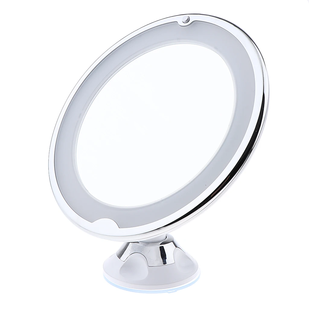 Cordless 7X Magnifying 360° Swivel Makeup Cosmetic Vanity LED Lighted Mirror