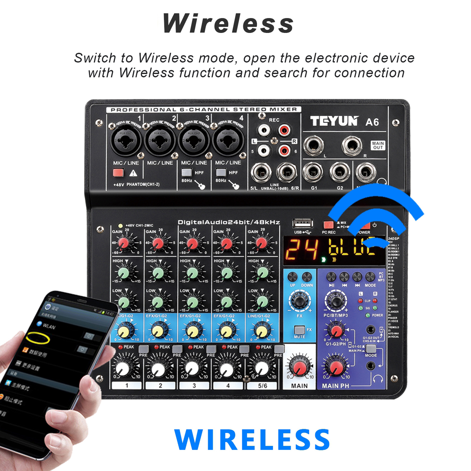 Мини аудио миксеры DJ контроллер USB 