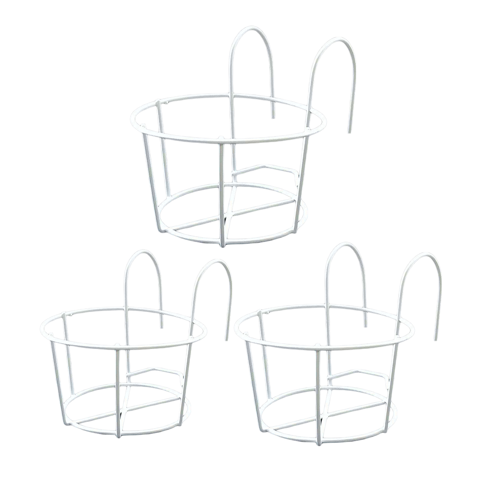 Easy to Use Metal  Hanging Rack for Hanging on Balconies, Railings, Fences And Decks, Rust Proof And Smooth Surface
