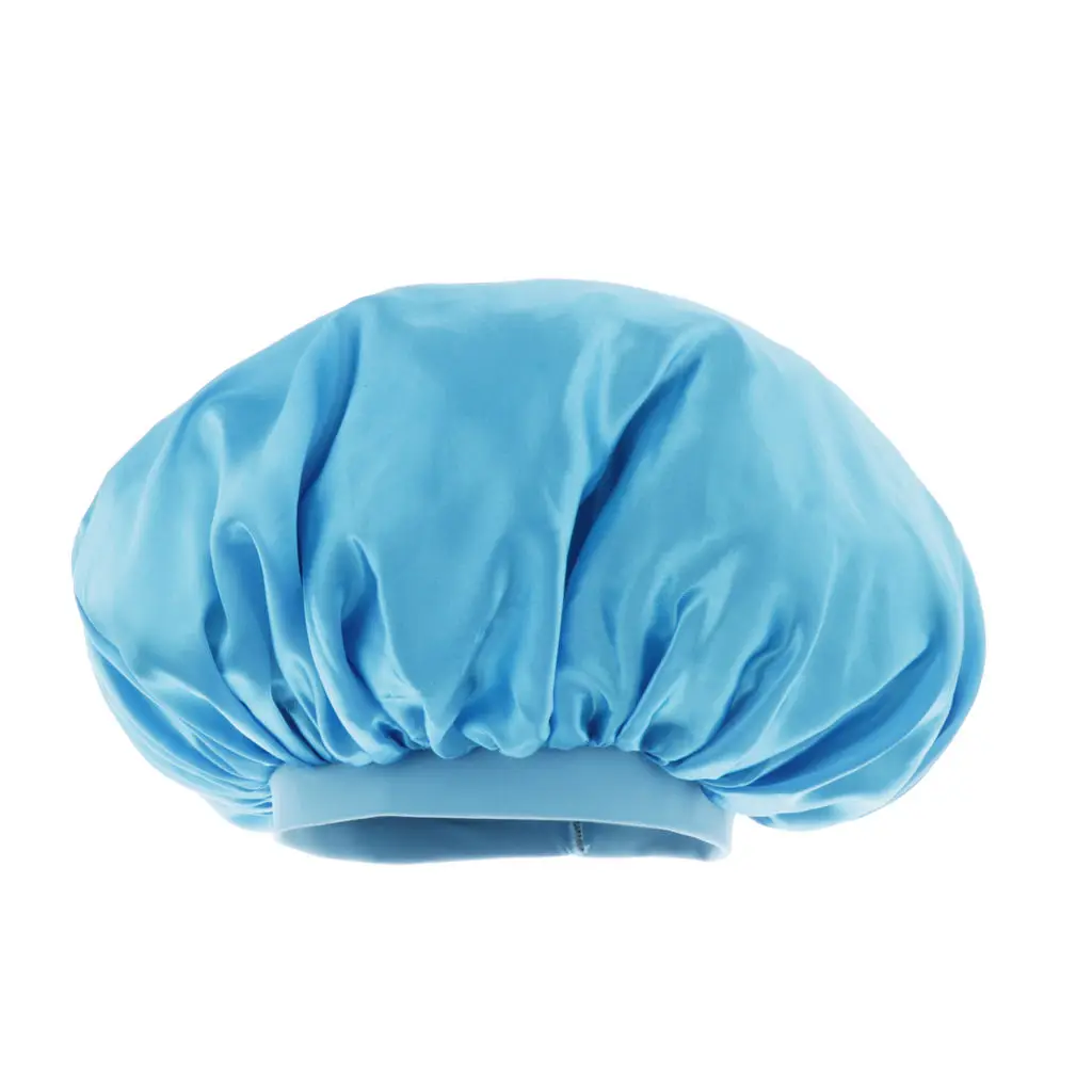Natural Satin Sleep Night  Head Cover Silky Bonnet for Hair Beauty, Smooth & Breathable