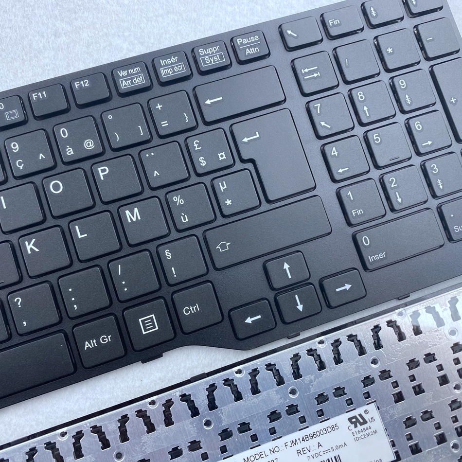 Teclado Azerty francês para Fujistu, Layout Fr,