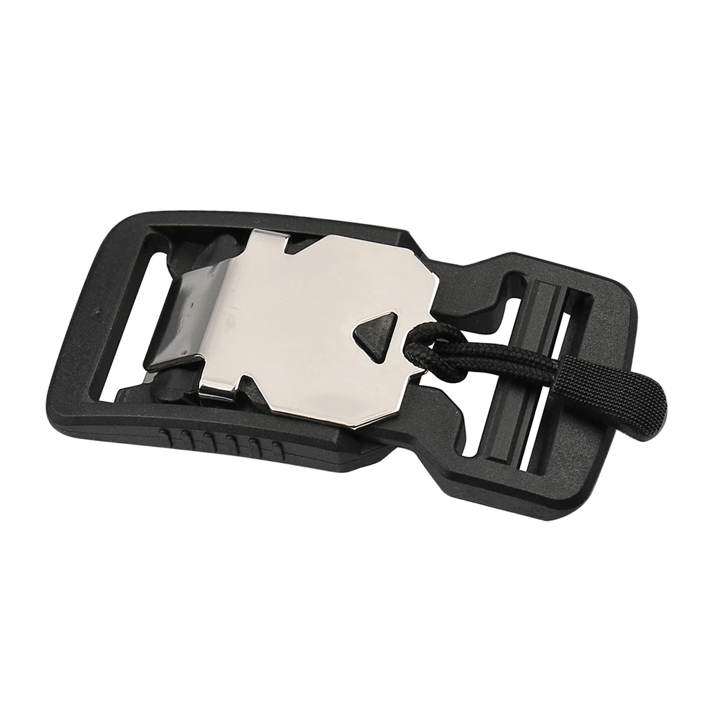 Plastic Adjustable Webbing Buckle Security Lock Quick Release For 25mm Strap