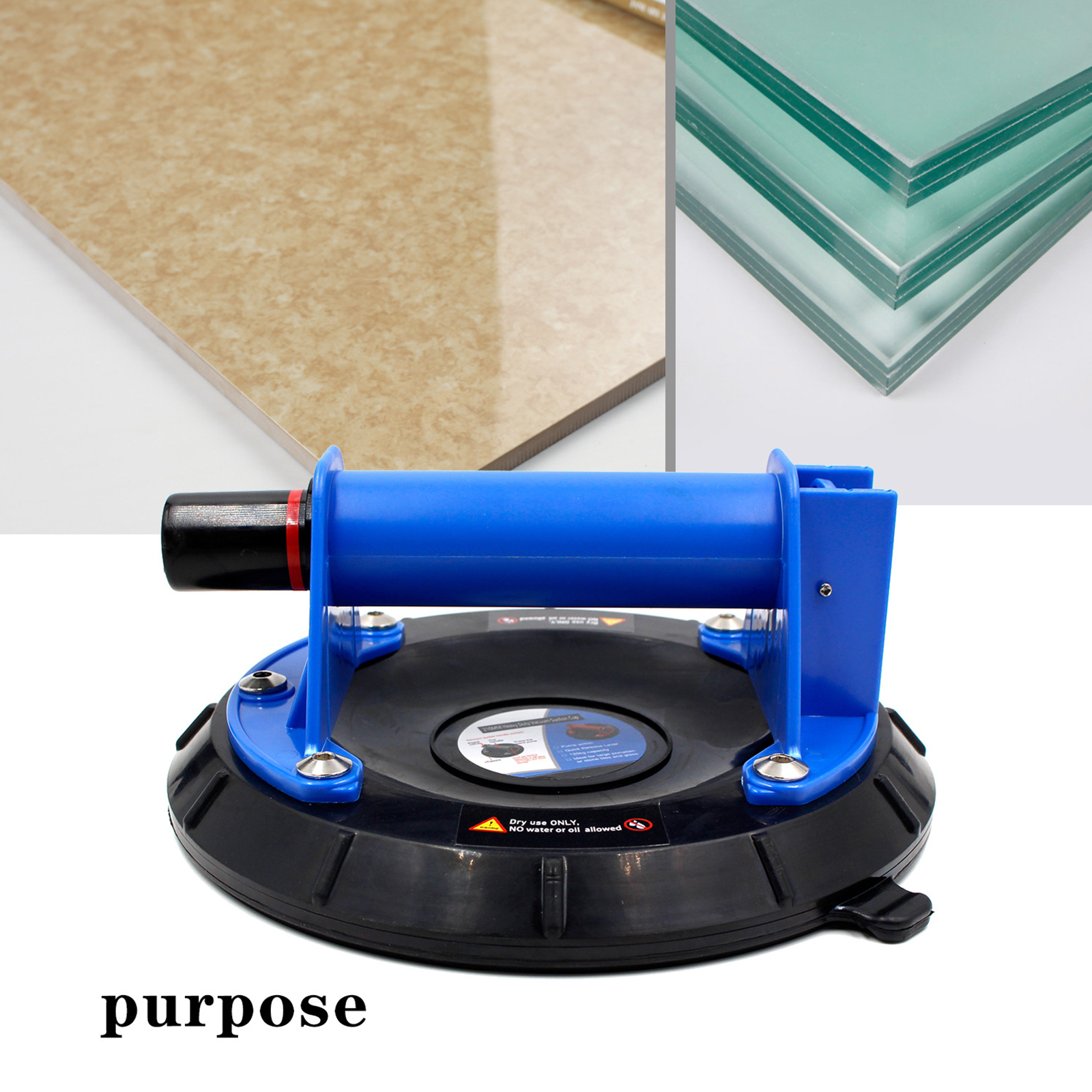 Portable Vacuum Suction Cup with 8 