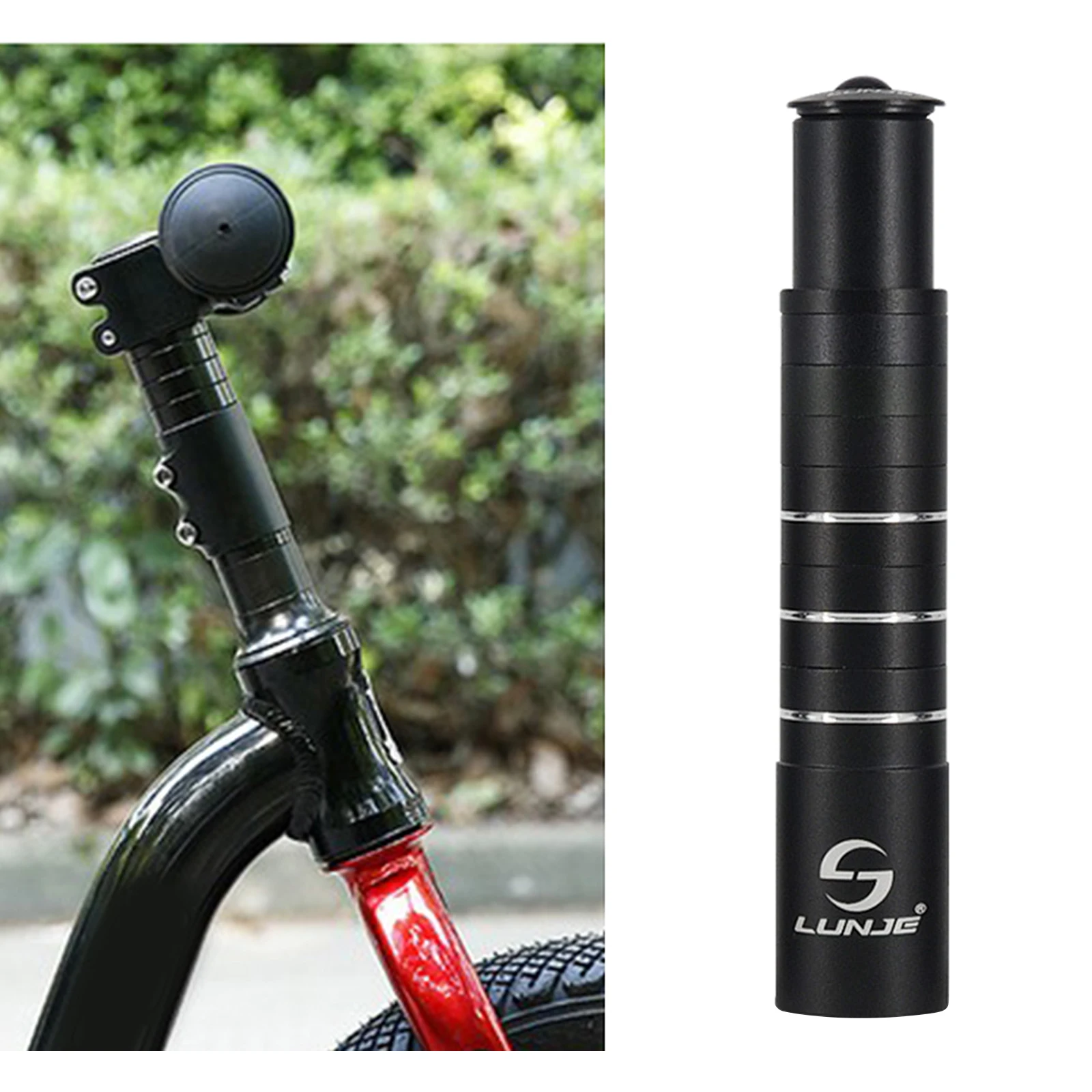 Bike Bicycle Handlebar Fork Stem Riser Extender Head Adapter 
